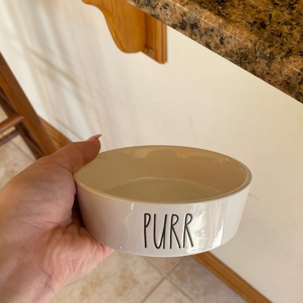 rae dunn cat bowl